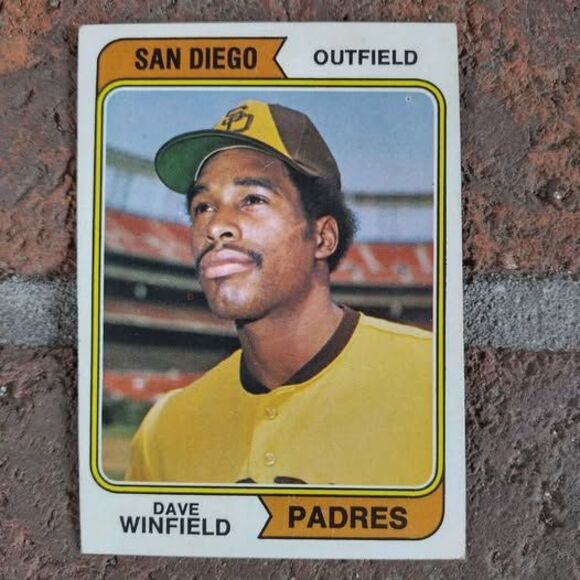 1974 Topps #456 Dave Winfield San Diego Padres Rookie Baseball Card - Picture 1 of 10